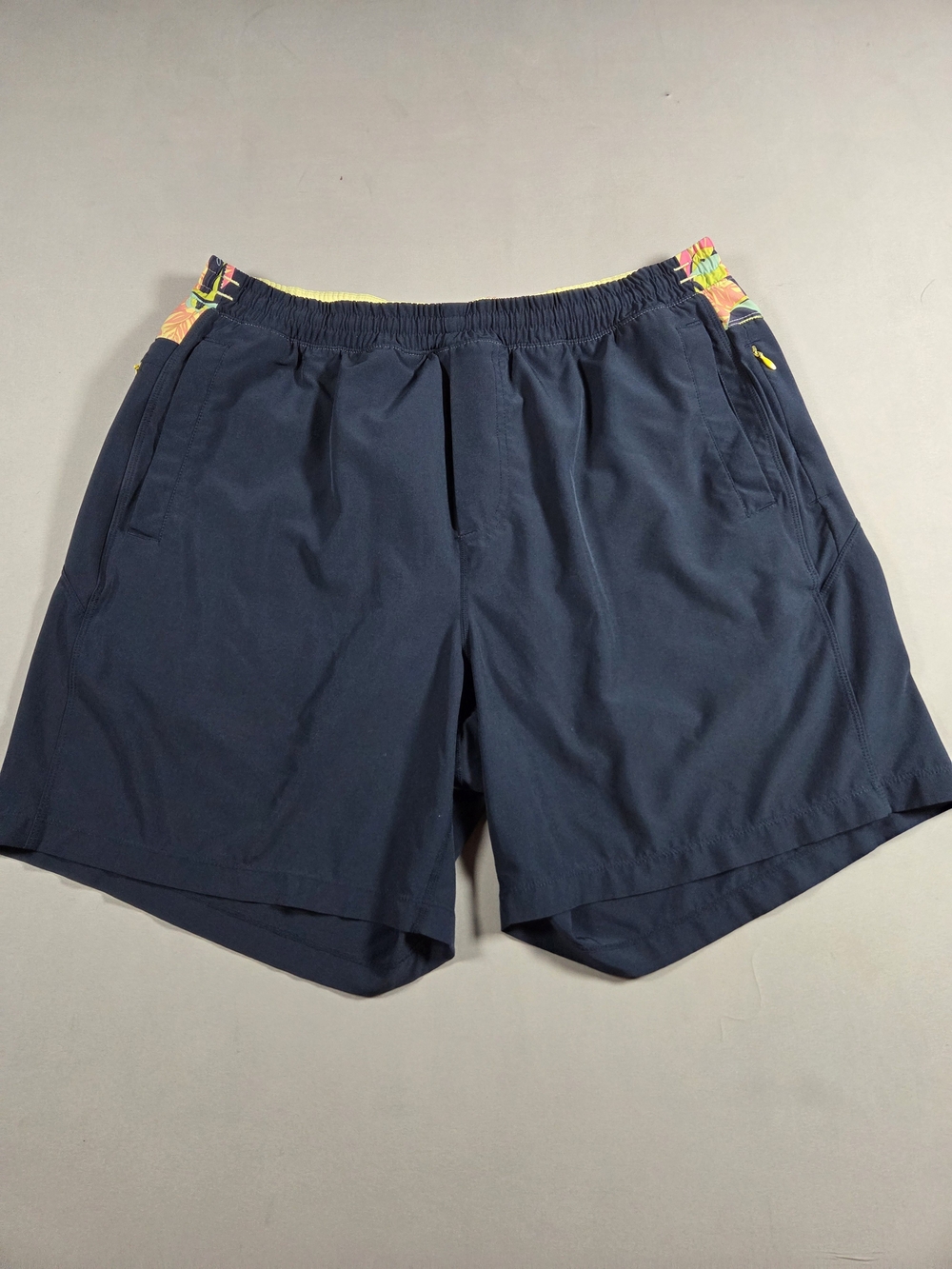 Birddogs Navy/Tropical Boomstick Shorts Size XXL